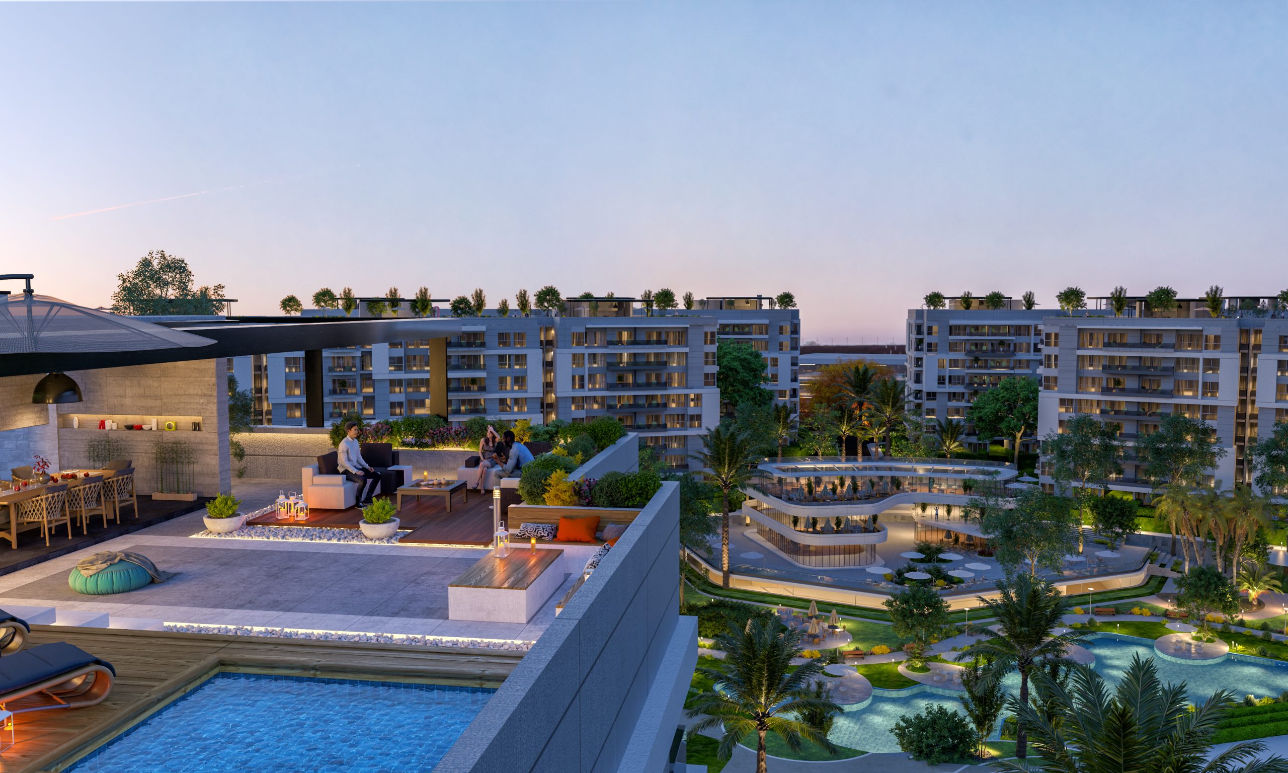 Chiptole – 0.5km Dunkin Donut – 1.2km Golden Palace – 2km Istanbul Restaurant – 1.5km La Casa Bella – 0.5km LaoJie Hotpot – 1.4km